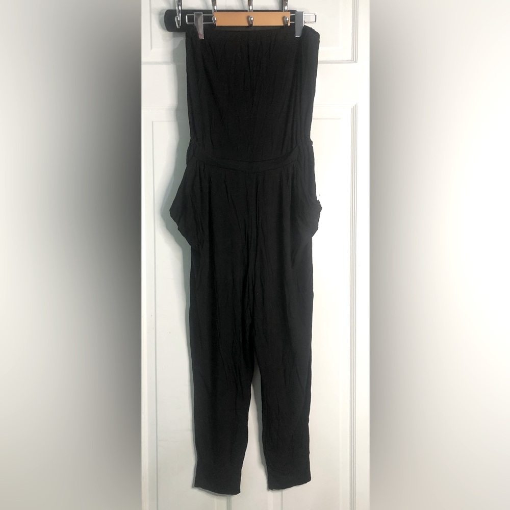 [KATIE] Strapless Harlem Romper